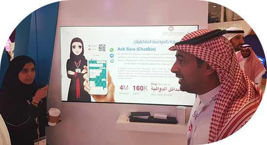 6 Government Entities Showcase Labiba bots during GITEX