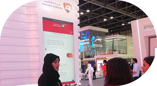 6 Government Entities Showcase Labiba bots during GITEX